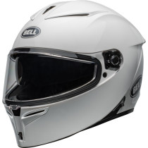 Casque moto intégral Bell Lithium MIPS Solid - Blanc brillant