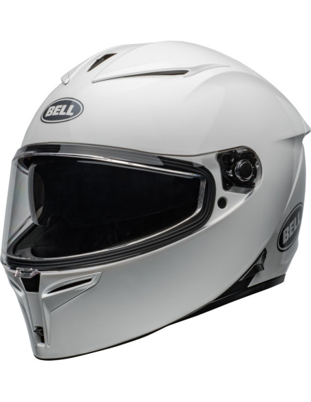 Casque moto intégral Bell Lithium MIPS Solid - Blanc brillant