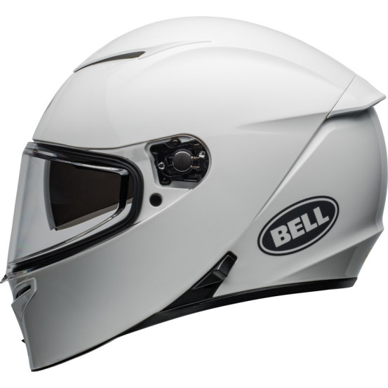 Casque moto intégral Bell Lithium MIPS Solid - Blanc brillant