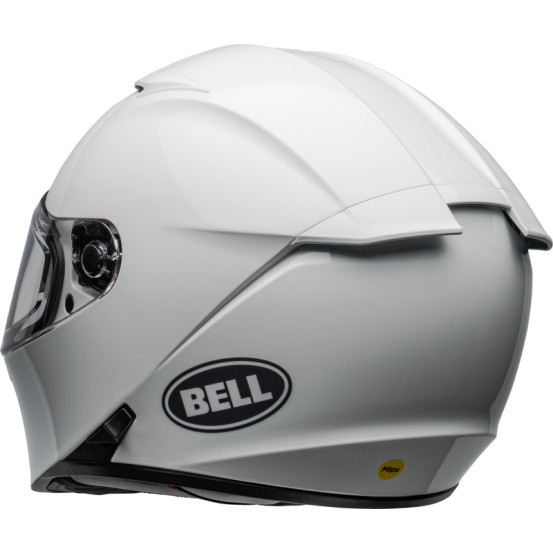 Casque moto intégral Bell Lithium MIPS Solid - Blanc brillant