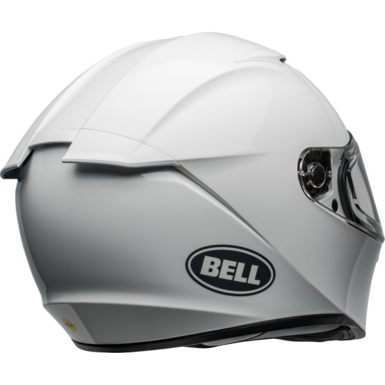 Casque moto intégral Bell Lithium MIPS Solid - Blanc brillant