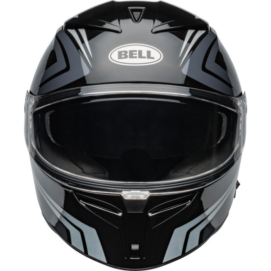 Casque moto intégral Bell Lithium Jetstream - Noir Argent