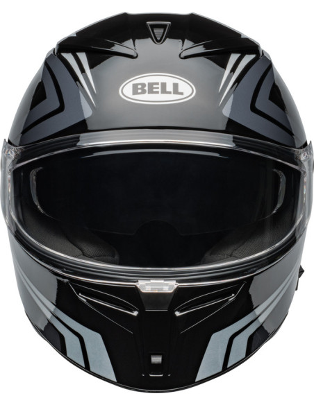 Casque moto intégral Bell Lithium Jetstream - Noir Argent
