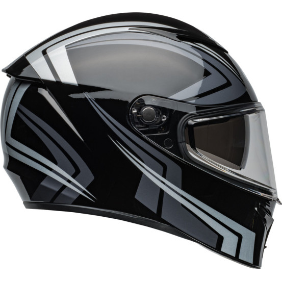 Casque moto intégral Bell Lithium Jetstream - Noir Argent