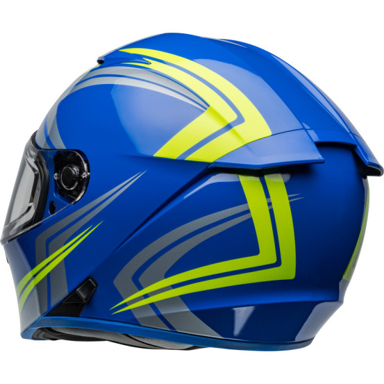 Casque moto intégral Bell Lithium Jetstream - Noir Argent