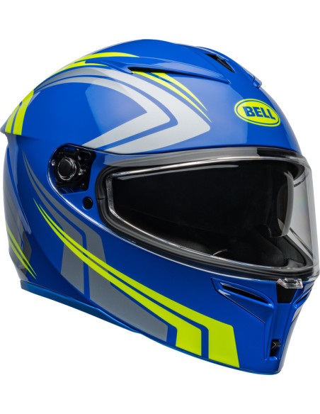Casque moto intégral Bell Lithium Jetstream - Bleu Retina
