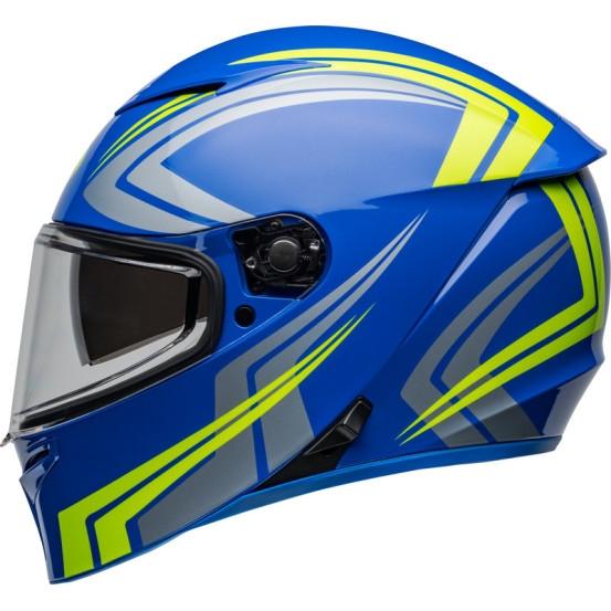Casque moto intégral Bell Lithium Jetstream - Bleu Retina