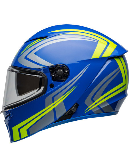 Casque moto intégral Bell Lithium Jetstream - Bleu Retina