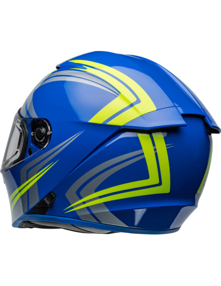 Casque moto intégral Bell Lithium Jetstream - Bleu Retina