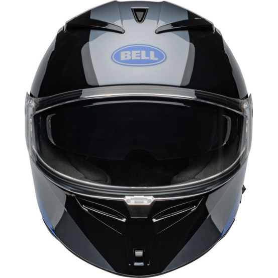 Casque moto intégral Bell Lithium Shear - Gris Bleu