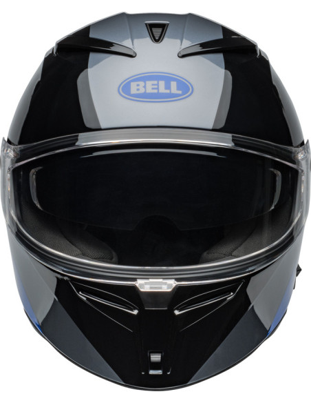 Casque moto intégral Bell Lithium Shear - Gris Bleu