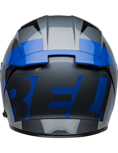 Casque moto intégral Bell Lithium Shear - Gris Bleu