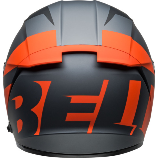Casque moto intégral Bell Lithium Shear - Gris Mat Orange