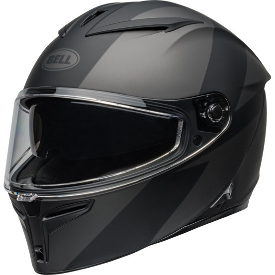 Casque moto intégral Bell Lithium Shear - Noir Mat Noir métallique