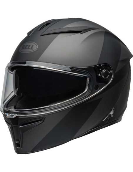 Casque moto intégral Bell Lithium Shear - Noir Mat Noir métallique
