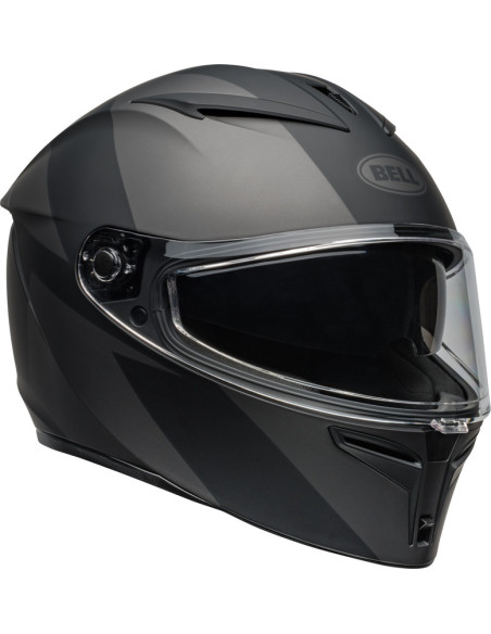 Casque moto intégral Bell Lithium Shear - Noir Mat Noir métallique