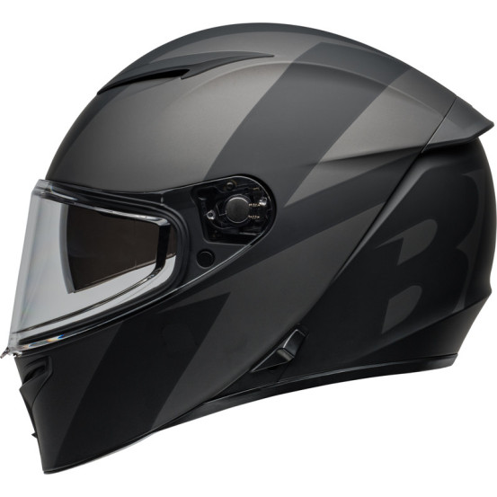 Casque moto intégral Bell Lithium Shear - Noir Mat Noir métallique