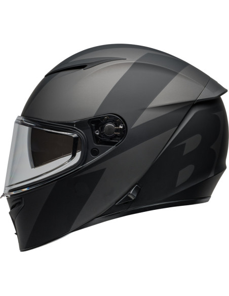 Casque moto intégral Bell Lithium Shear - Noir Mat Noir métallique