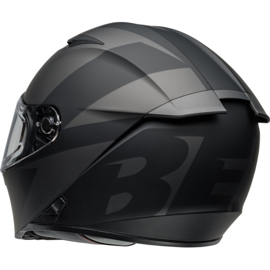 Casque moto intégral Bell Lithium Shear - Noir Mat Noir métallique