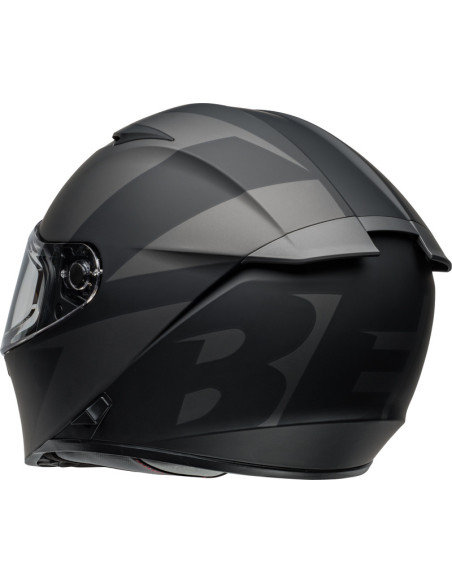 Casque moto intégral Bell Lithium Shear - Noir Mat Noir métallique