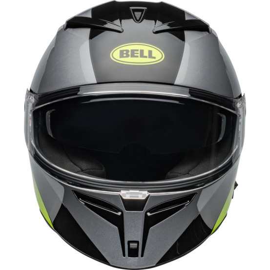 Casque moto intégral Bell Lithium Shear - Gris métallique Retina