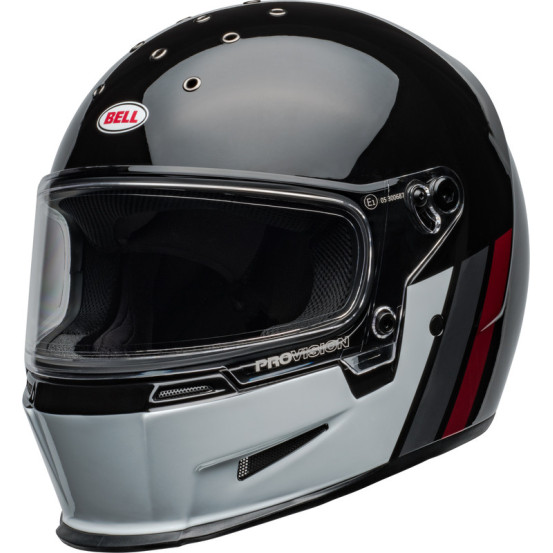 Casque intégral Bell ELIMINATOR - Noir Blanc