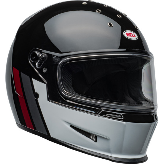 Casque intégral Bell ELIMINATOR - Noir Blanc