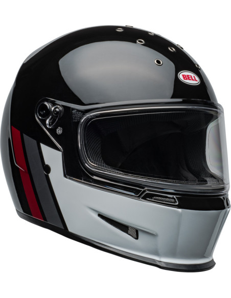 Casque intégral Bell ELIMINATOR - Noir Blanc