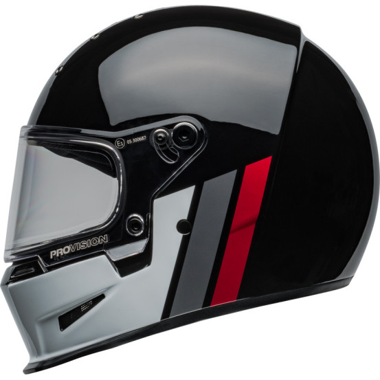 Casque intégral Bell ELIMINATOR - Noir Blanc