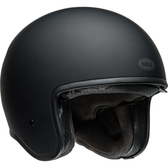 Casque moto jet Bell TX 501 Solid - Noir Mat