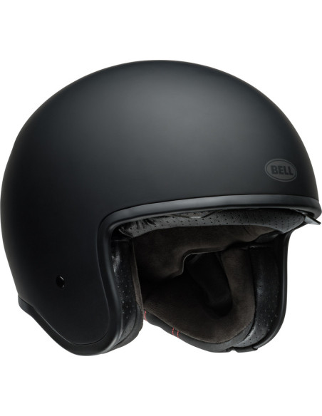 Casque moto jet Bell TX 501 Solid - Noir Mat