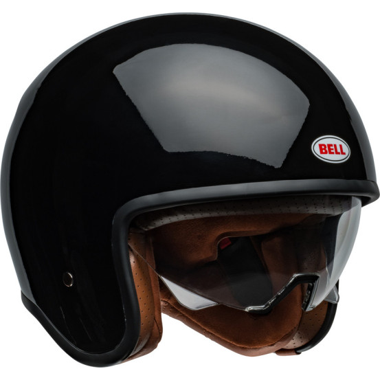 Casque moto jet Bell TX 501 Solid - Noir