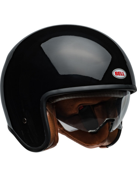 Casque moto jet Bell TX 501 Solid - Noir
