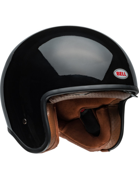 Casque moto jet Bell TX 501 Solid - Noir