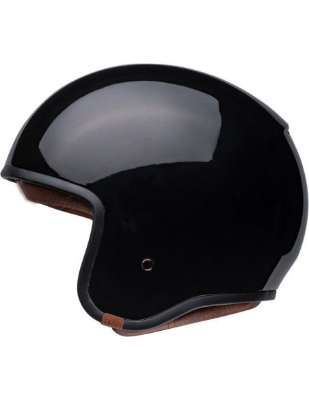 Casque moto jet Bell TX 501 Solid - Noir