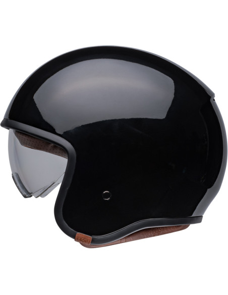 Casque moto jet Bell TX 501 Solid - Noir