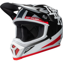 Casque cross Bell MX-9 MIPS - Noir Blanc