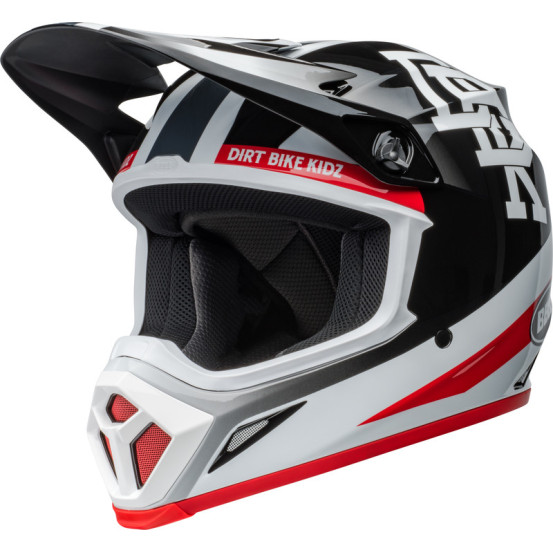 Casque cross Bell MX-9 MIPS - Noir Blanc