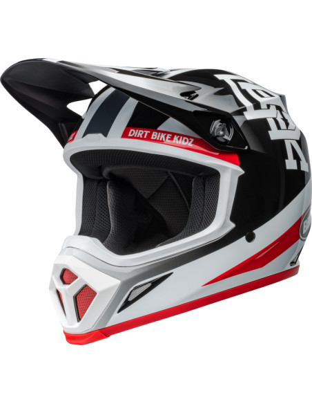 Casque cross Bell MX-9 MIPS - Noir Blanc