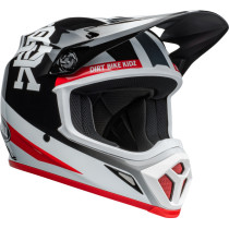 Casque cross Bell MX-9 MIPS - Noir Blanc 2