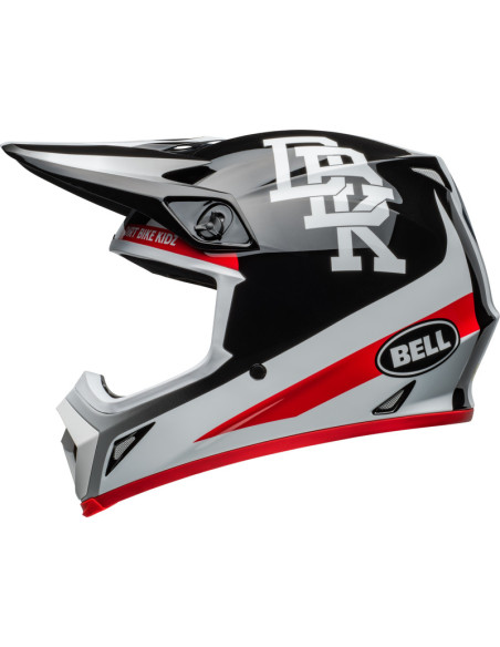 Casque cross Bell MX-9 MIPS - Noir Blanc