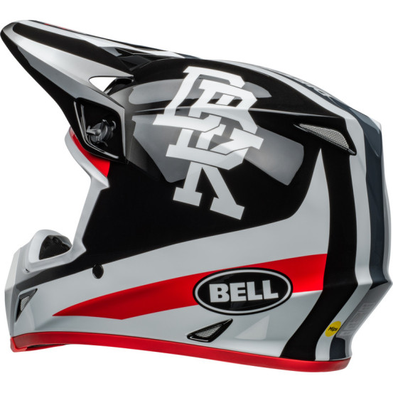 Casque cross Bell MX-9 MIPS - Noir Blanc