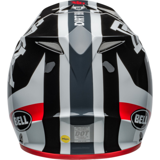 Casque cross Bell MX-9 MIPS - Noir Blanc