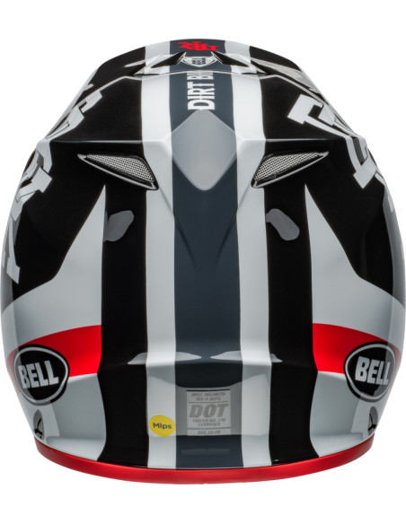 Casque cross Bell MX-9 MIPS - Noir Blanc