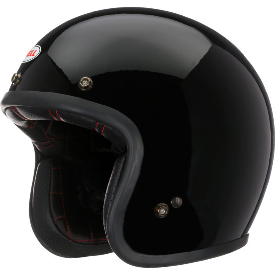 Casque moto jet Bell Custom 500 Solid - Noir