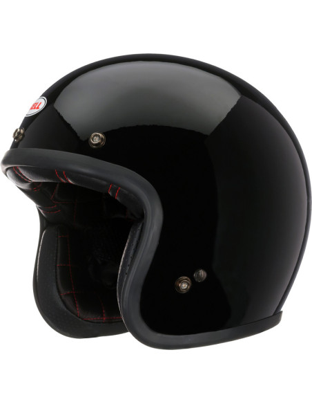 Casque moto jet Bell Custom 500 Solid - Noir