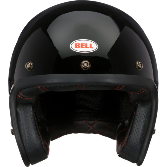 Casque moto jet Bell Custom 500 Solid - Noir