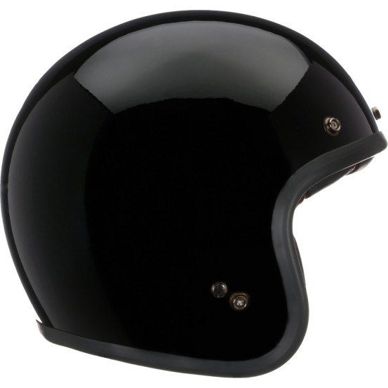 Casque moto jet Bell Custom 500 Solid - Noir