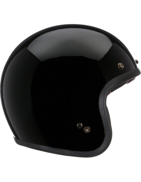 Casque moto jet Bell Custom 500 Solid - Noir