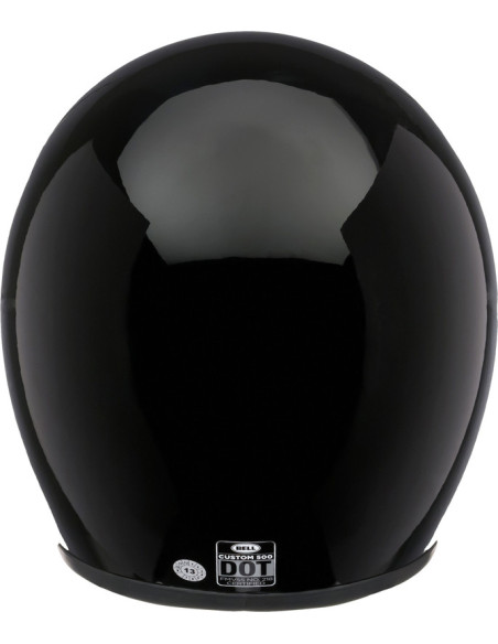 Casque moto jet Bell Custom 500 Solid - Noir